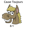 Cause Toujours (8/1) crest